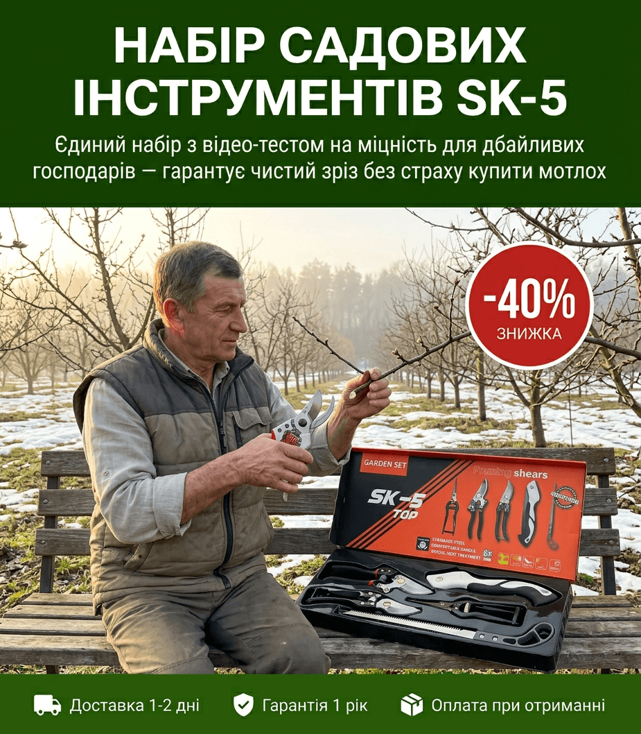 Набір садових інструментів 5в1